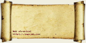 Miljana Josijević vizit kartica